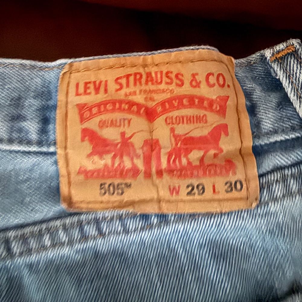 Levi's Men's Light Blue Straight Jeans